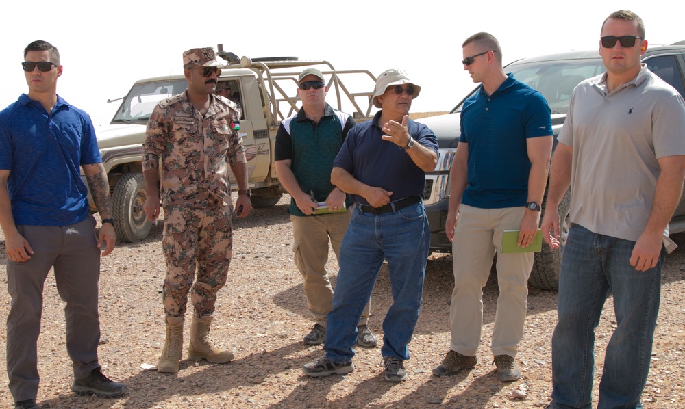 157th Military Engagement Team partners with Jordan Armed Forces