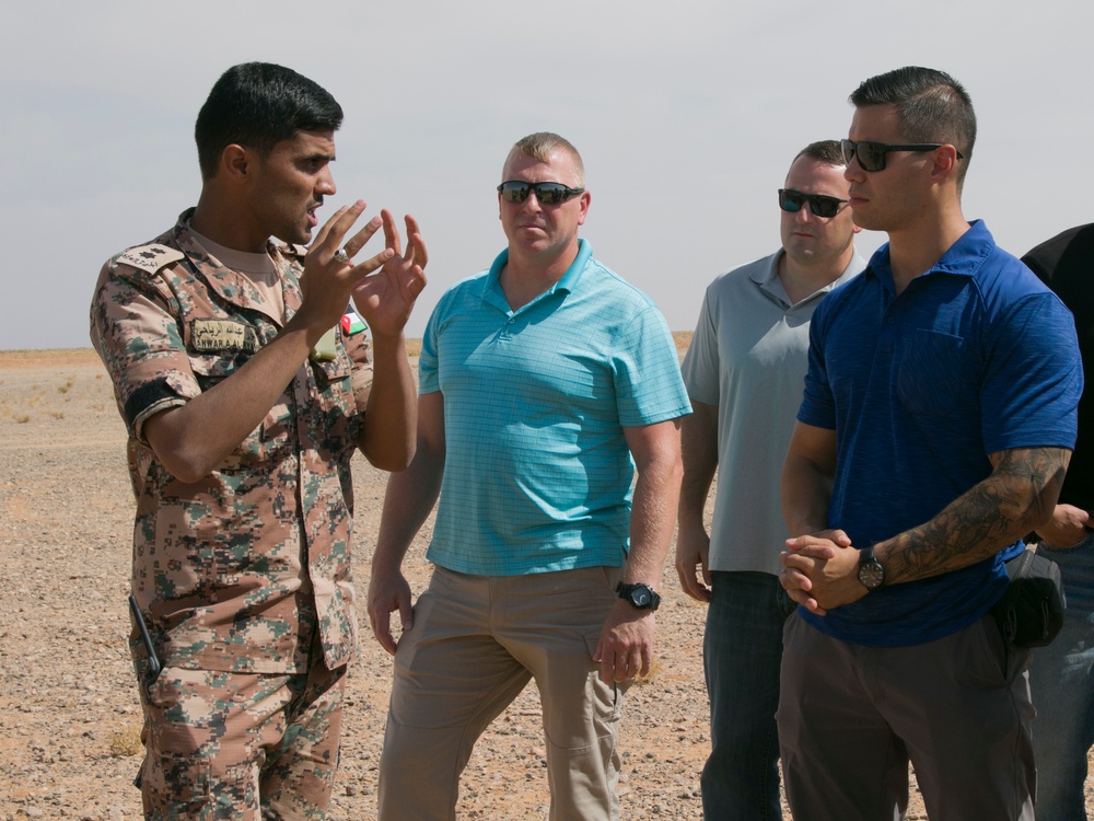 157th Military Engagement Team partners with Jordan Armed Forces