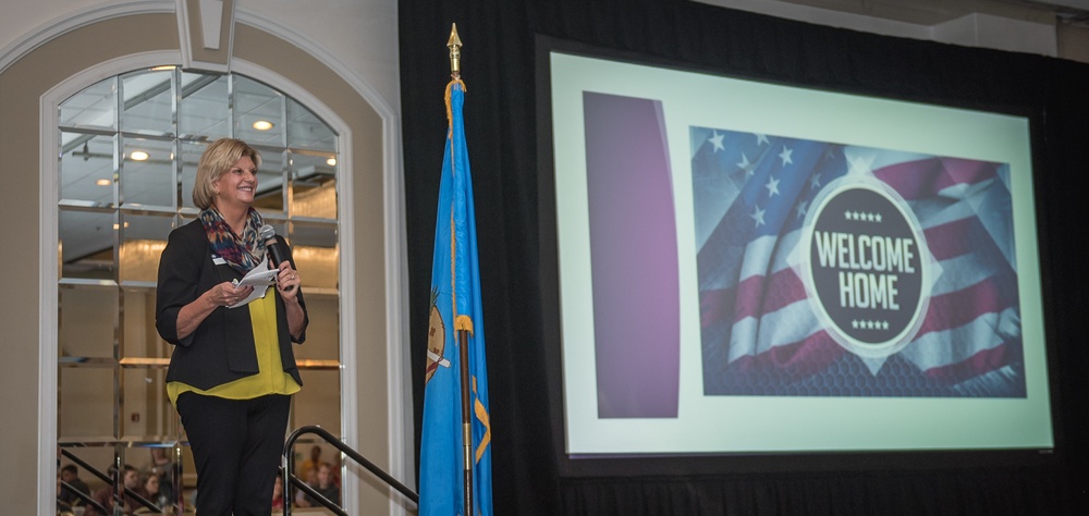 Oklahoma return deployers participate in a Yellow Ribbon Reintegration Program