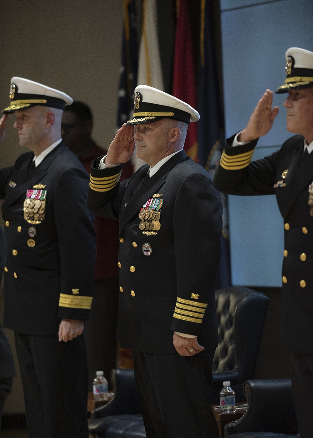 Opening ceremony of Navy Capt. Brian Ginnane’s retirement