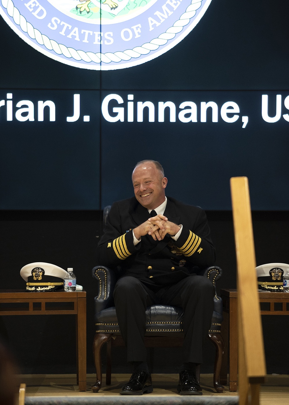 Navy Capt. Brian Ginnane
