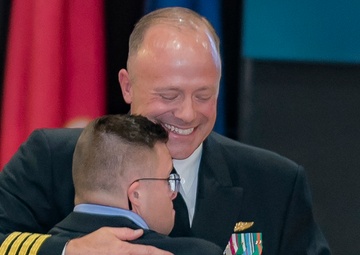 DLA Land and Maritime celebrates a quarter of a century of military service with Naval officer retirement