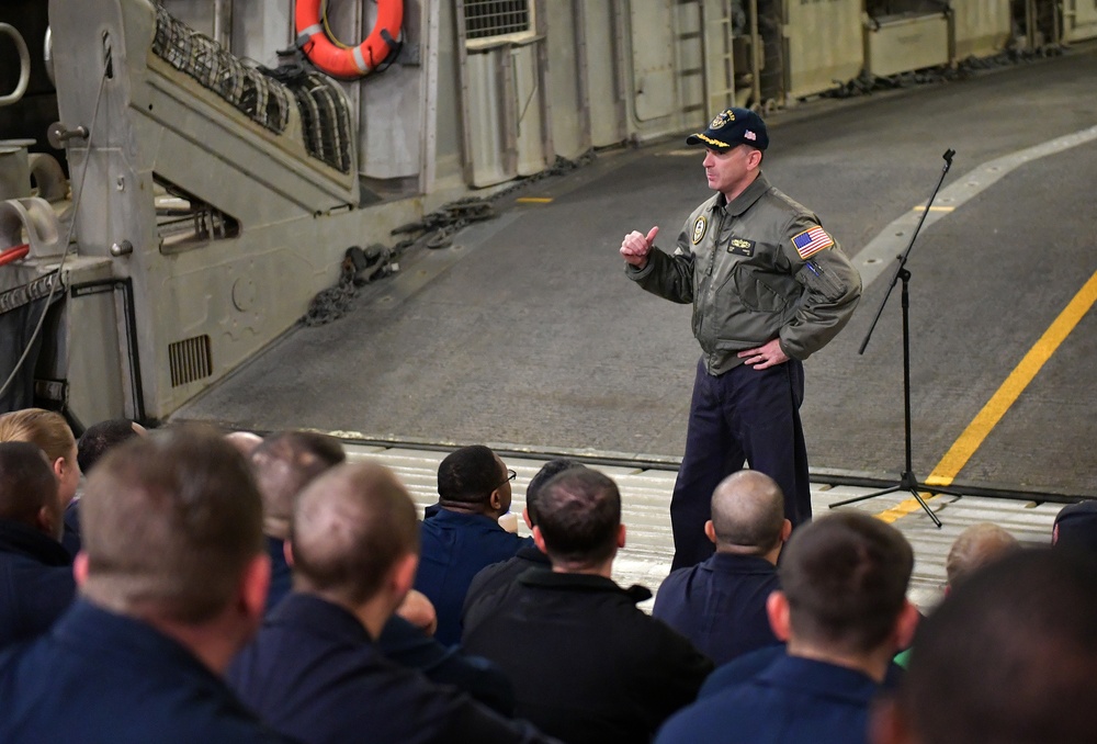 First Class Petty Officers aboard USS Wasp