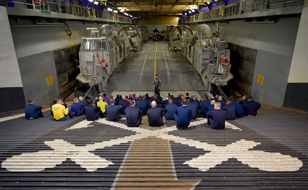 First Class Petty Officers aboard USS Wasp