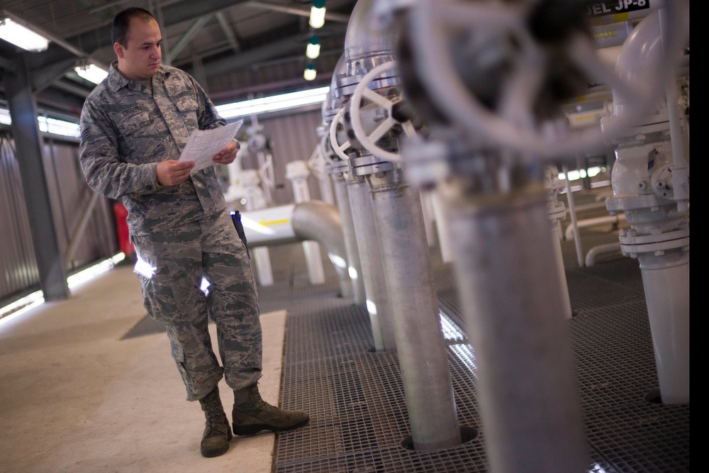 100th LRS Fuels Facilities support flying mission