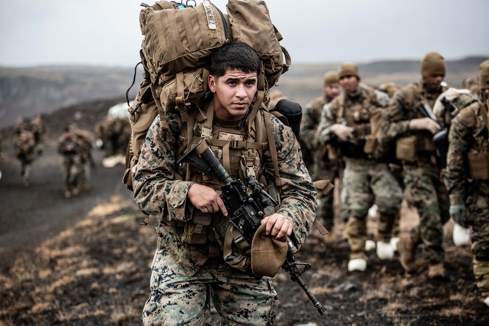 Marines arrive in Iceland for Trident Juncture