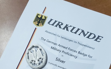 Dixie Thunder Soldier Earns German Award