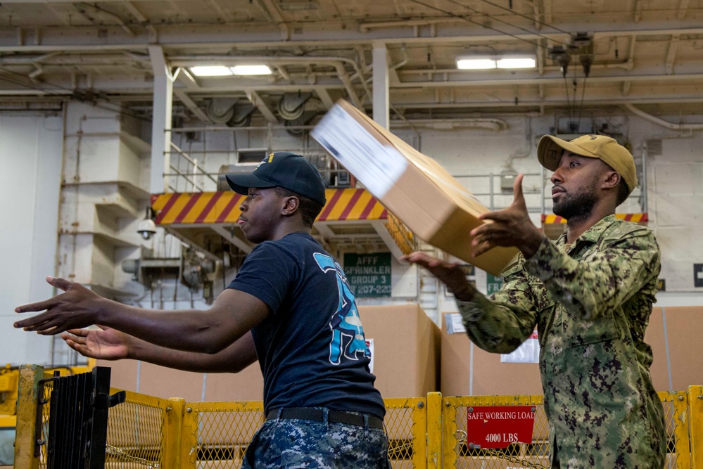 Sailors Participate in Working Party