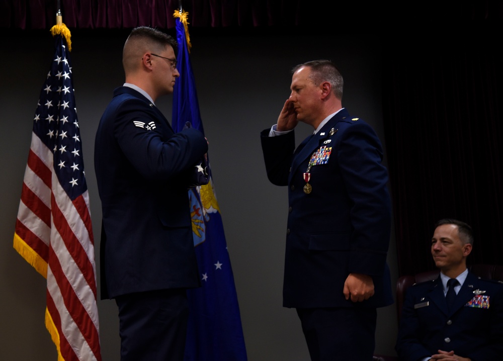 Maj. Todd Abshire Retirement