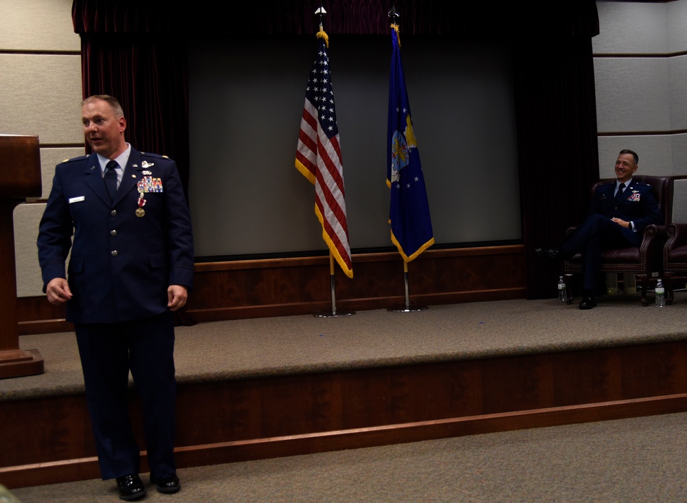 Maj. Todd Abshire Retirement