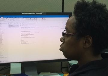 Purchasing agent preforms daily tasks