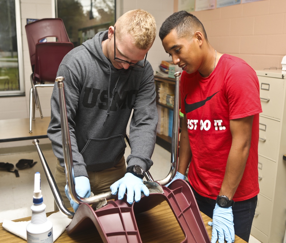 MCCSSS Students Clean South West High School