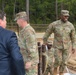 Fort Benning training trench ribbon cutting