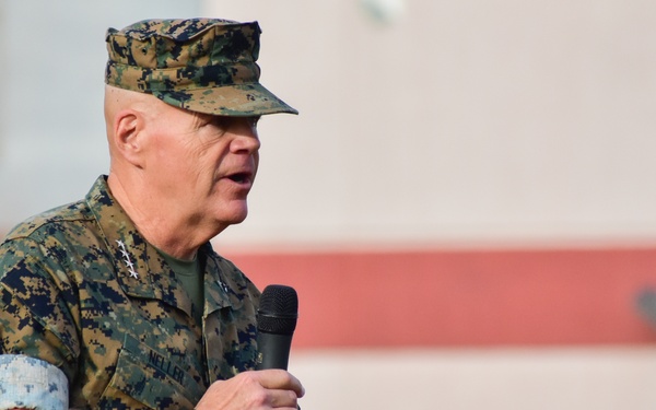 Commandant addresses the Marines and Sailors of CLR-25