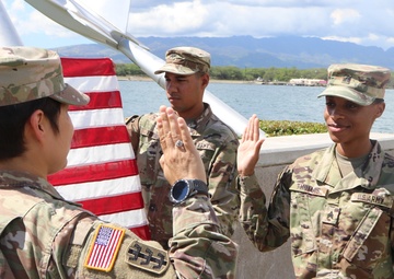 94th AAMDC Soldiers re-enlist