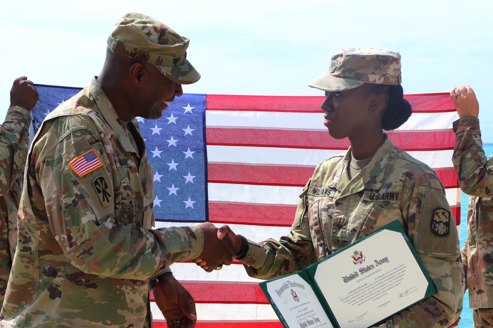 94th AAMDC Soldiers re-enlist