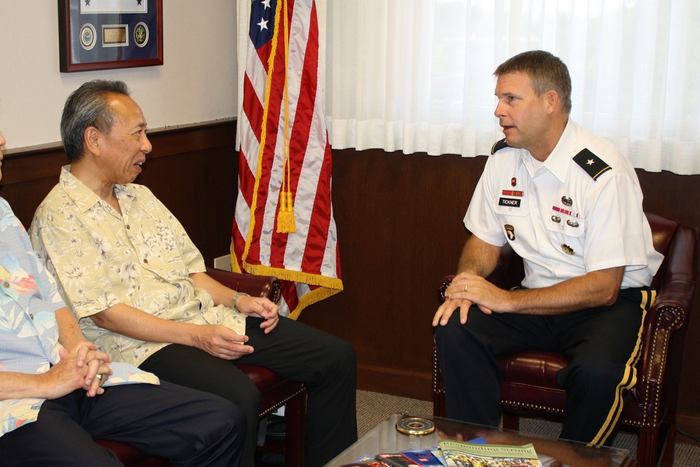 POD Commanding General hosts office call with Japan Ministry of Defense leaders