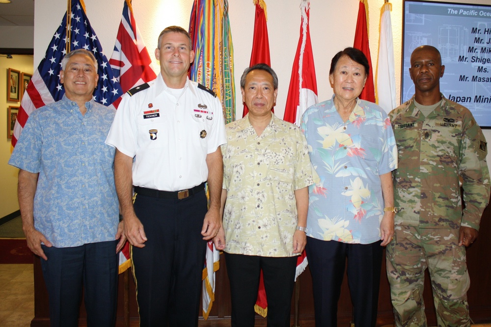 Pacific Ocean Division welcomes Japan Ministry of Defense leaders