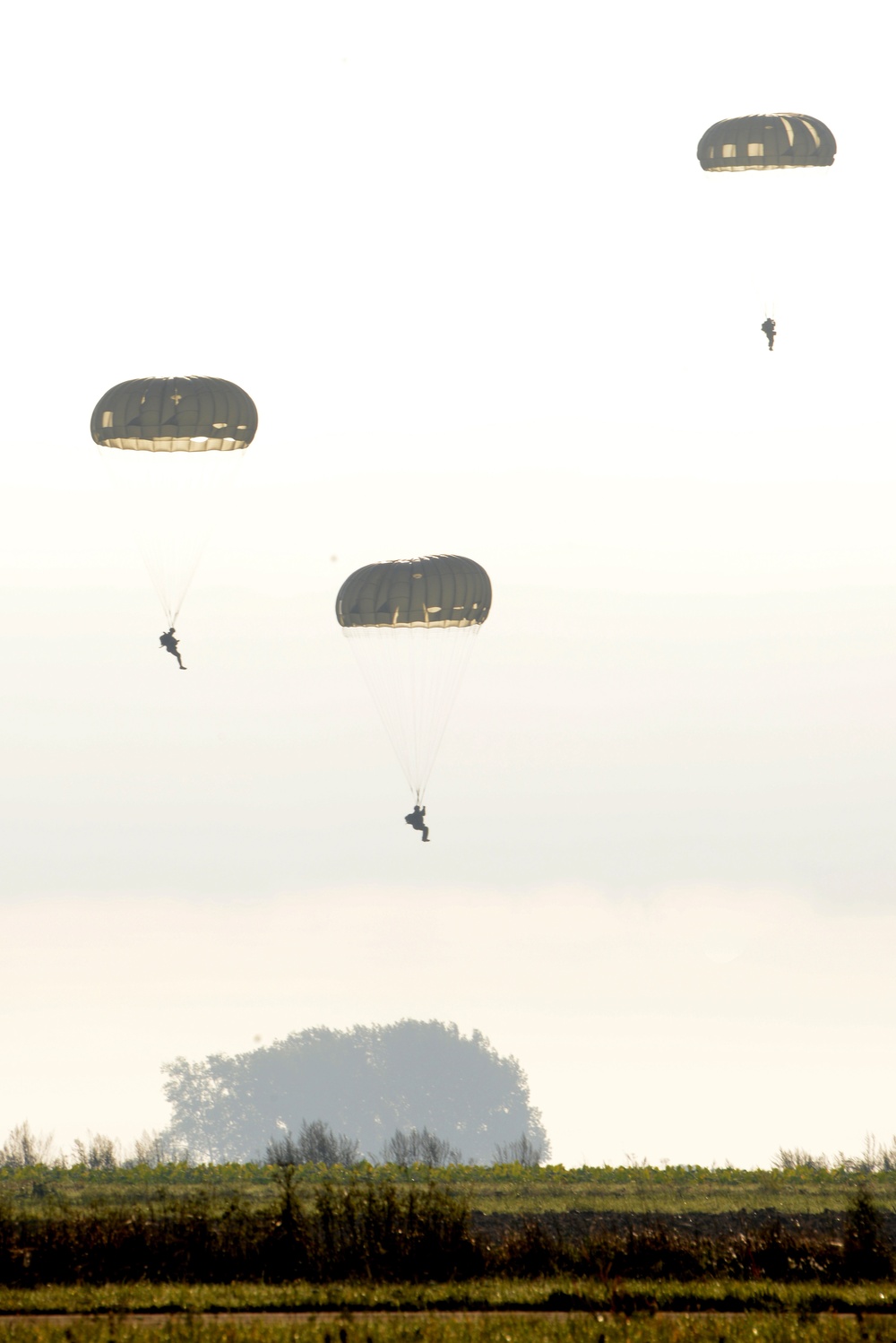 NATO Validation Air drop on SHAPE drop zone