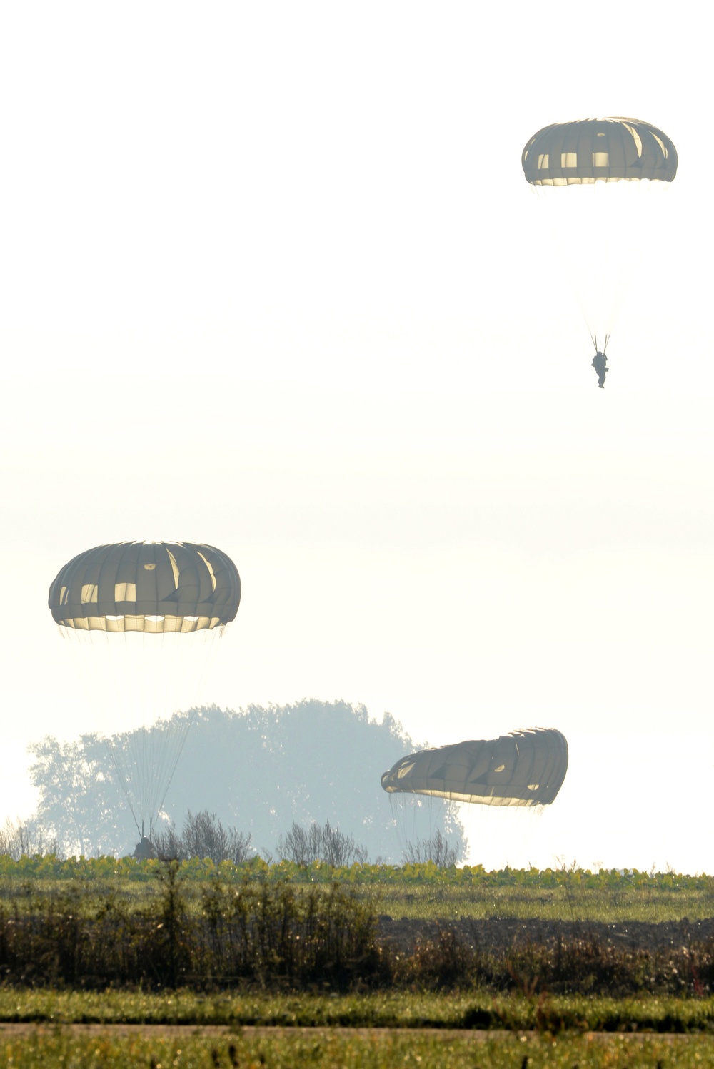 NATO Validation Air drop on SHAPE drop zone