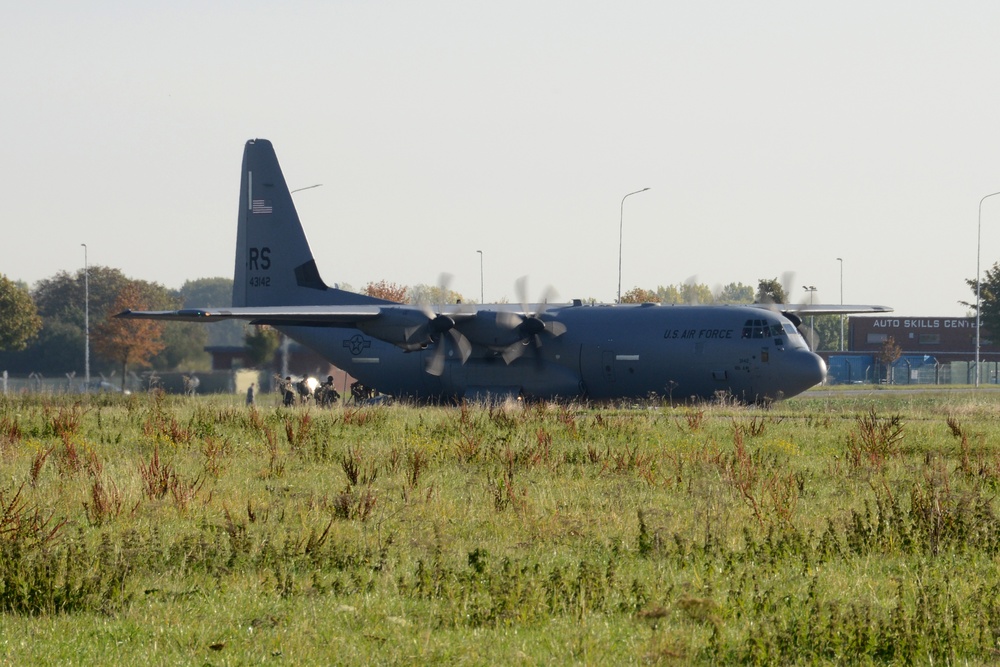 NATO Validation Air drop on SHAPE drop zone