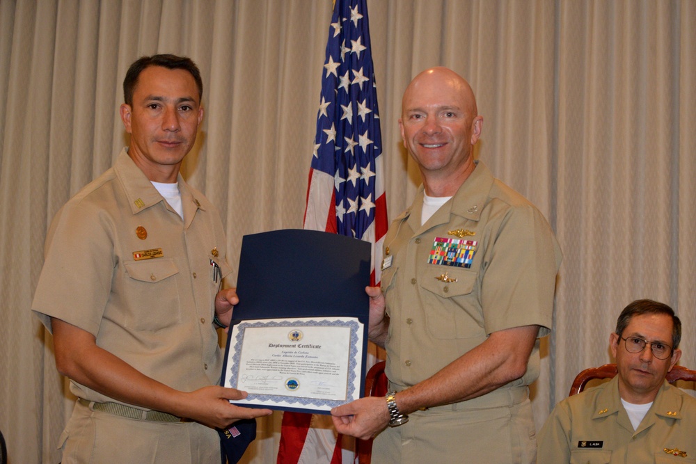Naval Station Mayport Holds Diesel-Electric Submarine Initiative Closing Ceremony