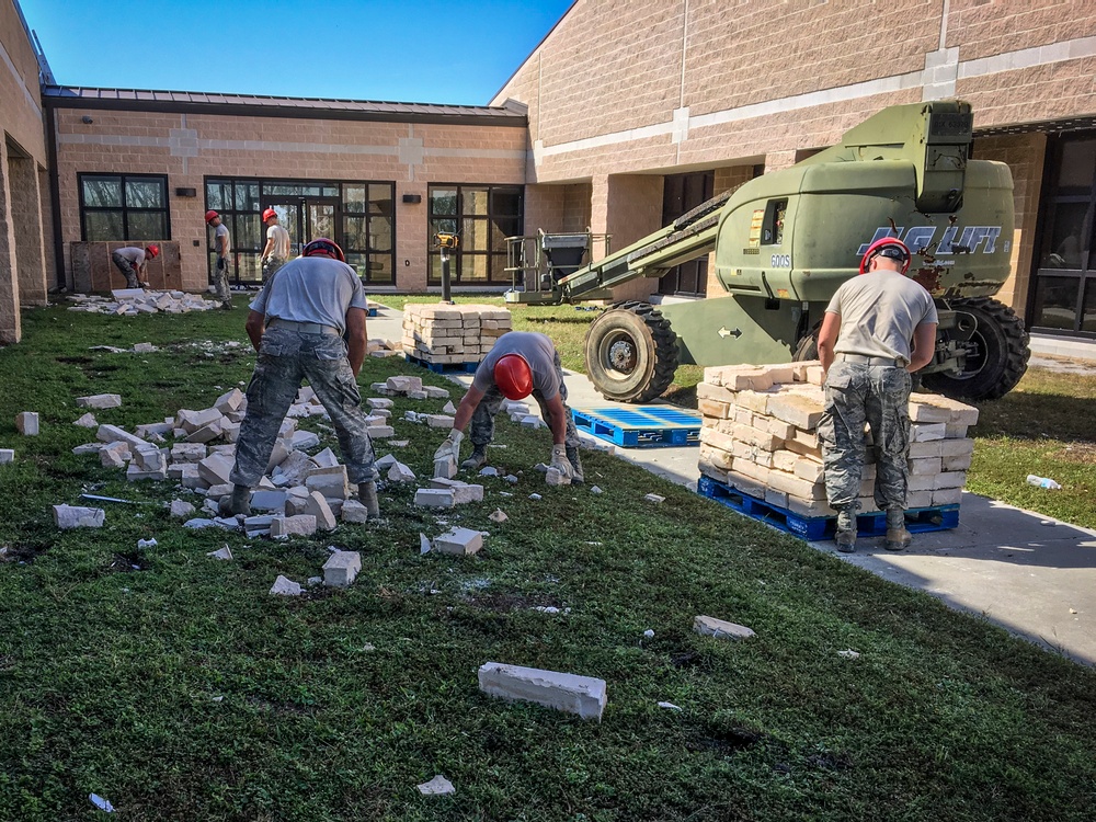 200th RED HORSE and 179th Airlift Wing Airmen aid in Hurricane Michael Recovery Efforts