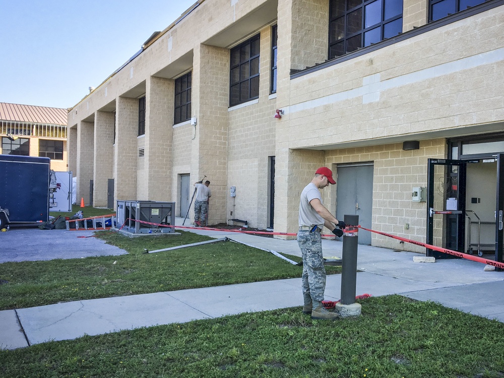 200th RED HORSE and 179th Airlift Wing Airmen aid in Hurricane Michael Recovery Efforts