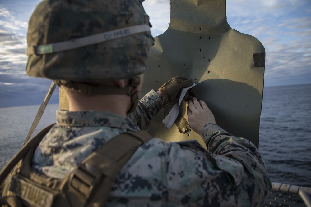 22nd MEU Kearsarge Live-Fire Deck Shoot