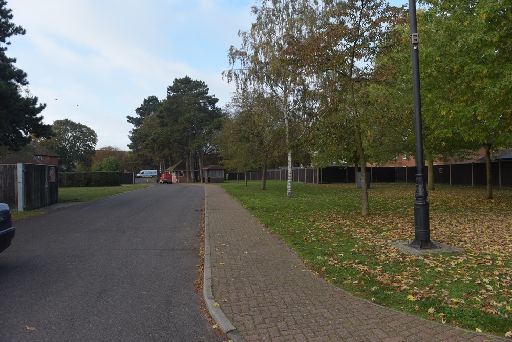 Off-base housing near bird in hand