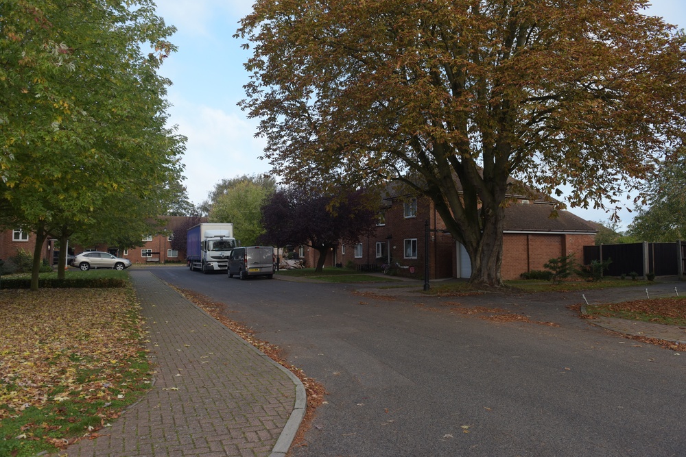 Off-base housing near bird in hand