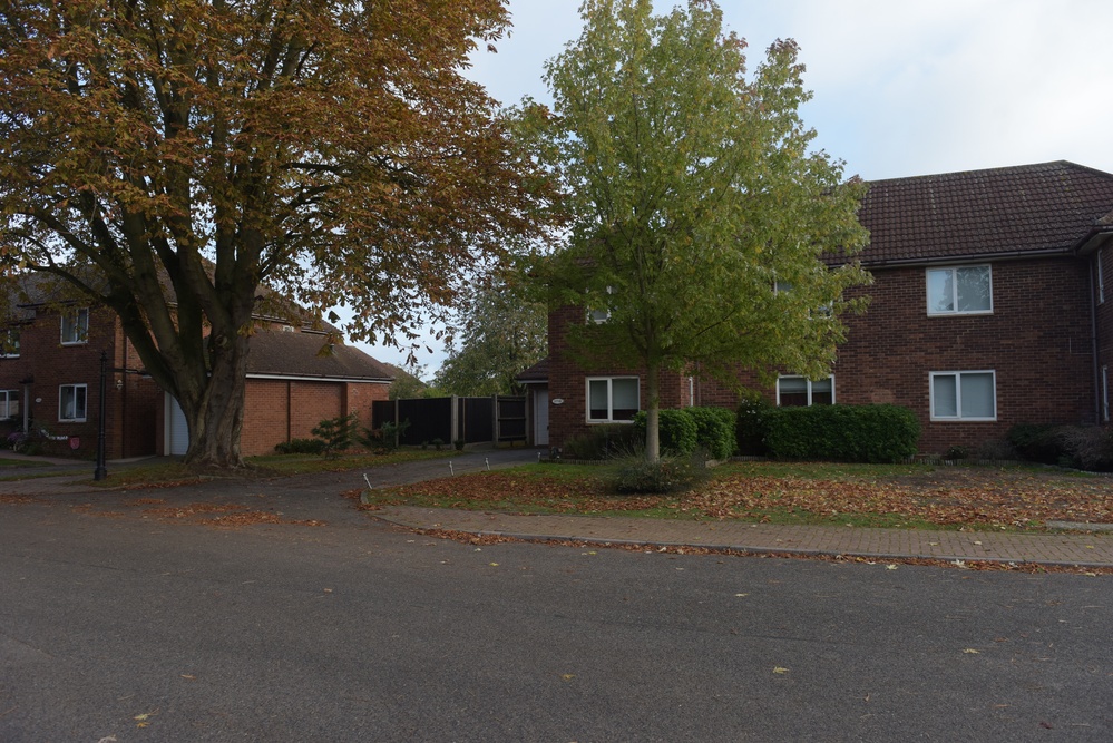 Off-base housing near bird in hand