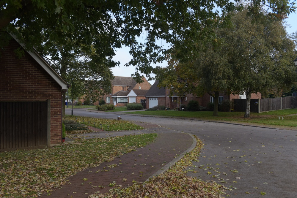 Off-base housing near bird in hand