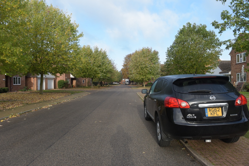 Off-base housing near bird in hand