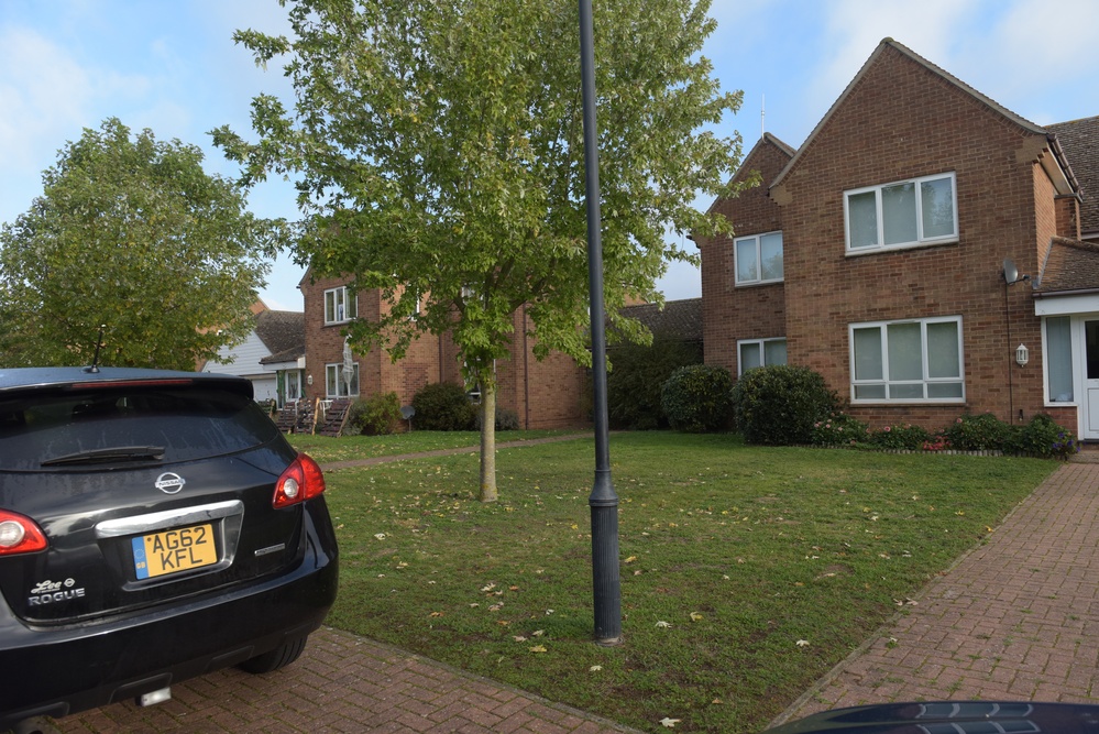 Off-base housing near bird in hand
