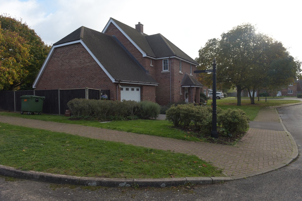 Off-base housing near bird in hand