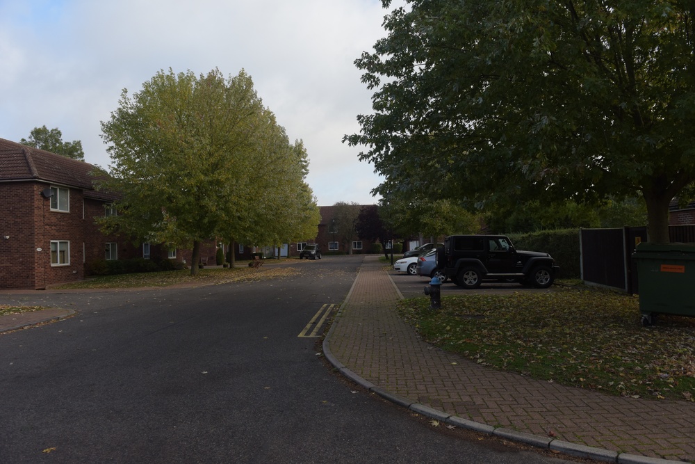 Off-base housing near bird in hand