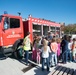 Fire Prevention Week Sparky and Fire Department visits Elementary School