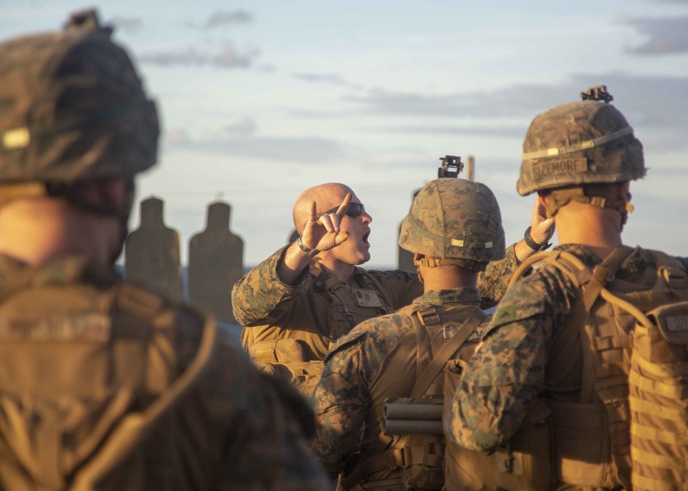 BLT 1/2, 22nd MEU night deck shoot aboard the USS Arlington