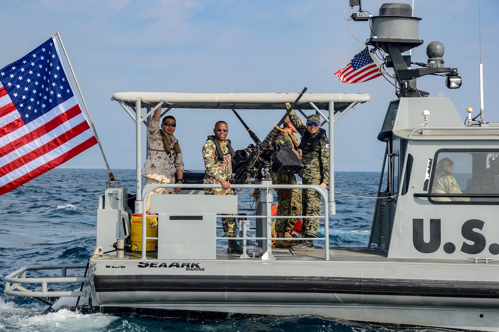 CJTF-HOA Foreign Liaison Officers observe Maritime Security Operations