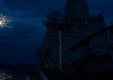 BLT 1/2, 22nd MEU night deck shoot aboard the USS Arlington