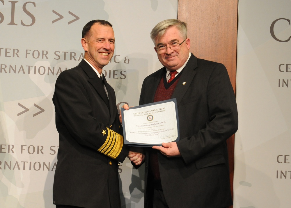 CNO Naval History Essay Contest 2018 Award Reception