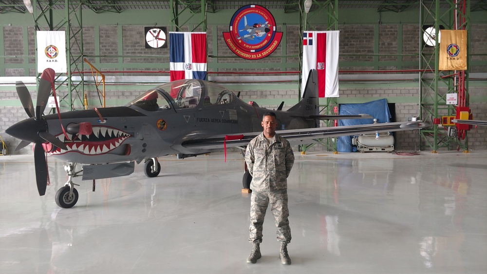 Airman leaves Dominican Republic to pursue the American dream