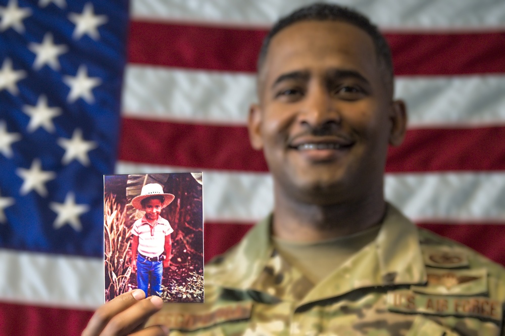 Airman leaves Dominican Republic to pursue the American dream