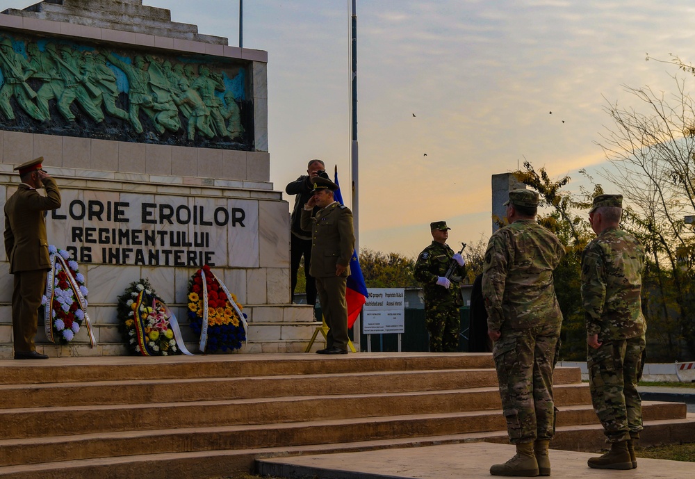 Romanian World War I Remembrance Ceremony