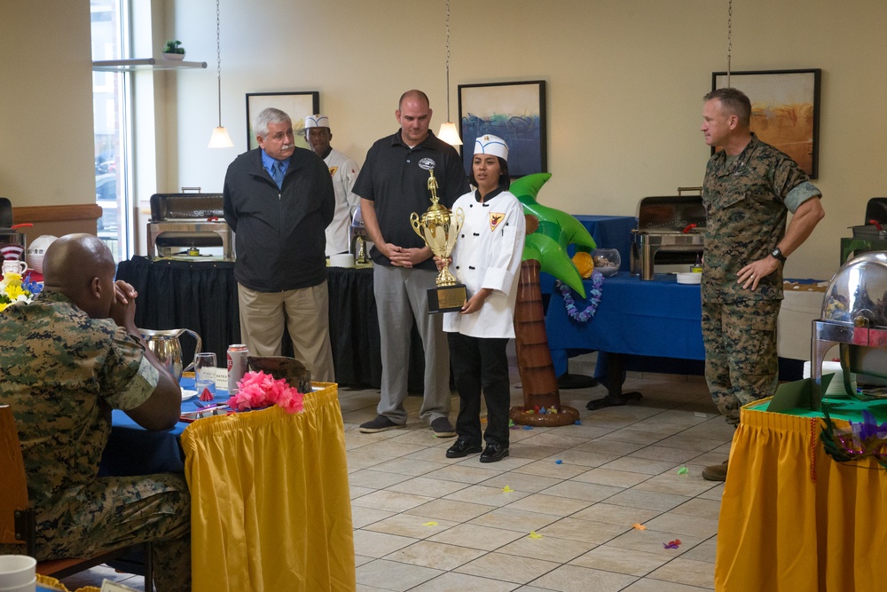 Four Cherry Point food service Marines battle it out for Chef of the Year 2018