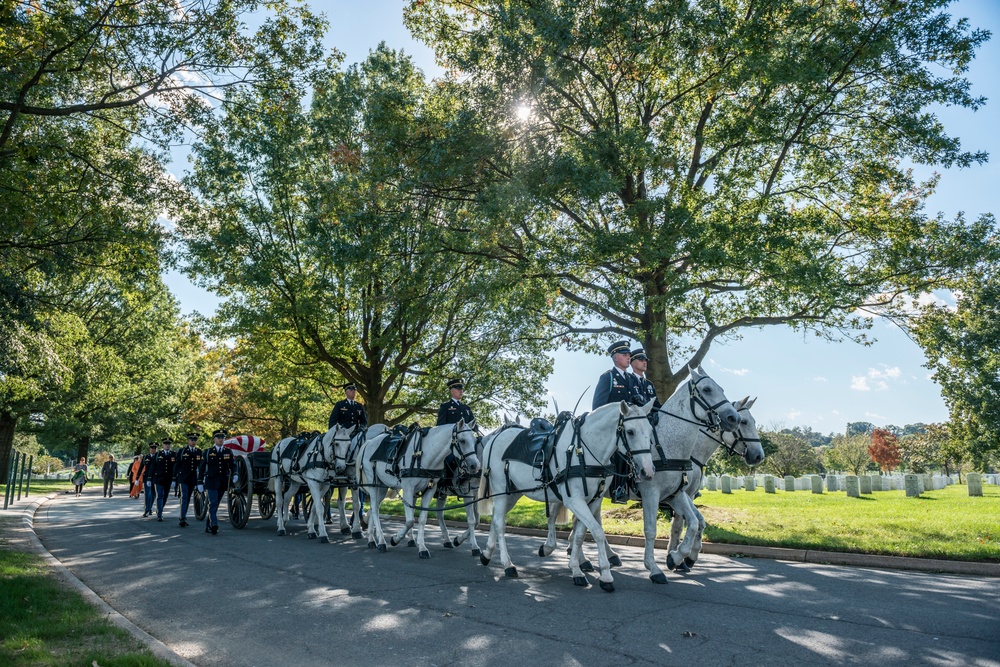 Military Funeral Honors With Funeral Escort For U.S. Army Sgt. Maj. Chaturbhuj Gidwani in Section 71