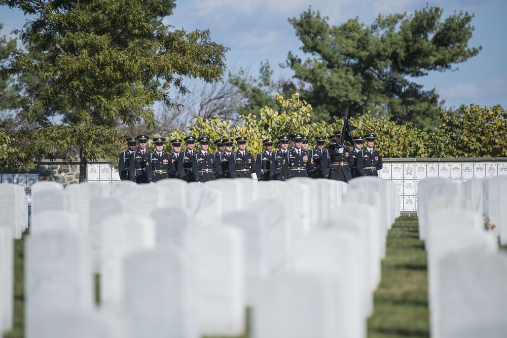 Military Funeral Honors With Funeral Escort For U.S. Army Sgt. Maj. Chaturbhuj Gidwani in Section 71