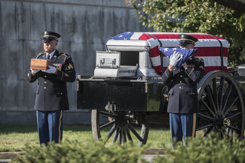 Military Funeral Honors With Funeral Escort For U.S. Army Sgt. Maj. Chaturbhuj Gidwani in Section 71