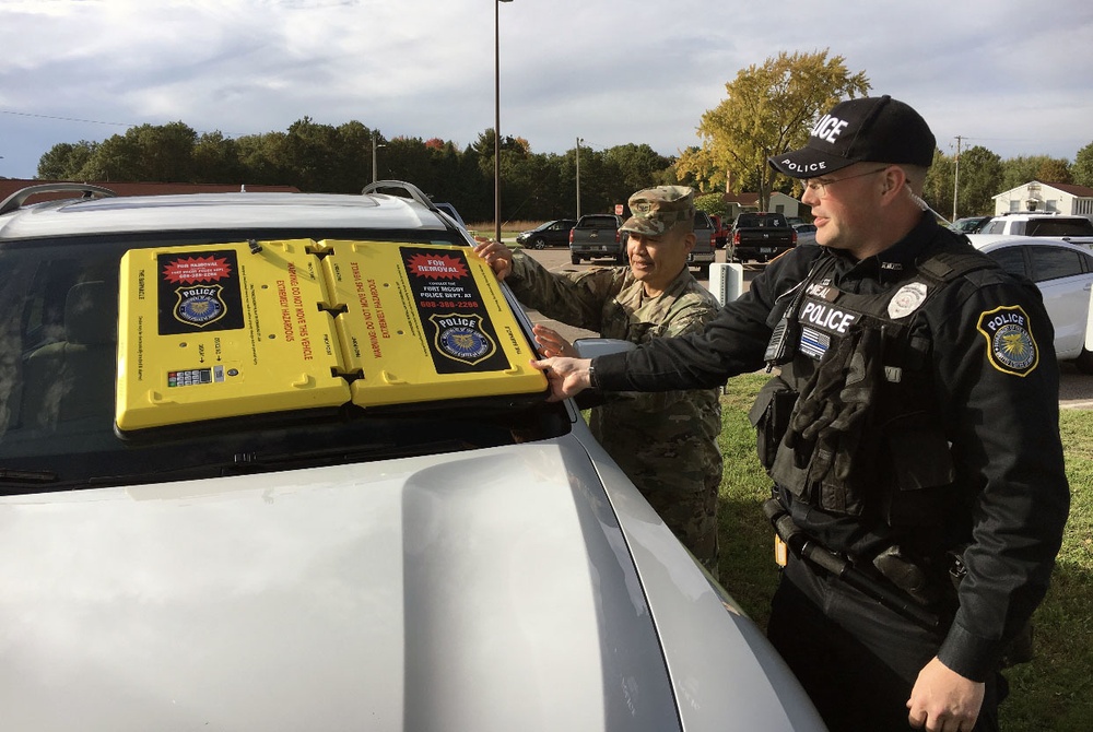 Fort McCoy parking enforcement